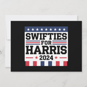 Invitación Swifties for Kamala Harris 2024 Vote Support