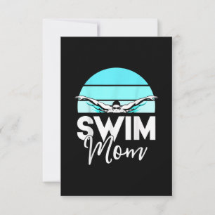 Invitación Swim Team Mom Mor School Natación Conoce A Nadador