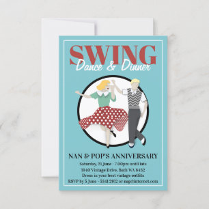 Invitación Swing Dance