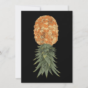 Invitación Swinger de piña al revés 2