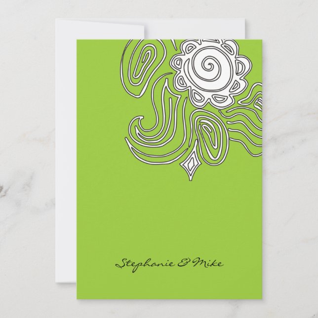 Invitación Swirl 311-Ambrosia| Lime (Anverso)