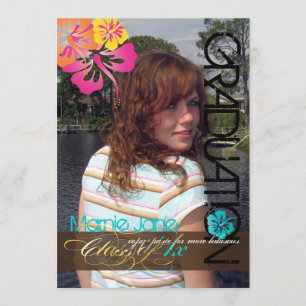 Invitación Swirls PixDezines, Graduación 2011, Color Personal