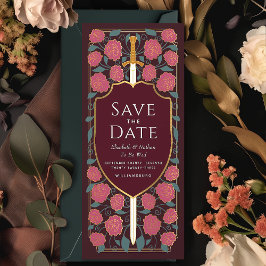 Invitación Sword & Shield Fantasy medieval Save the Date