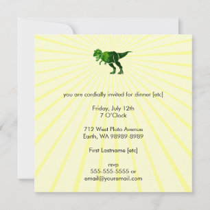 Invitación T-Rex