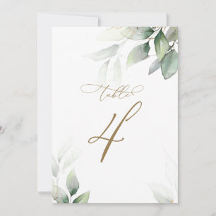 Invitación Tabla 4 Boda Número de tabla