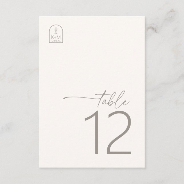 Invitación Tabla Boda de vibraciones del desierto ID de marfi (Anverso)