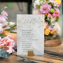 Invitación Tabla de asientos 2 en 1 Rótulo de tabla Boda