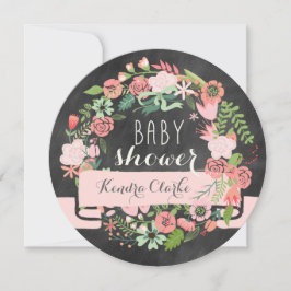 INVITACIÓN TABLA DE CARACTERÍSTICAS FLORAL WREATH | INVITACIÓ