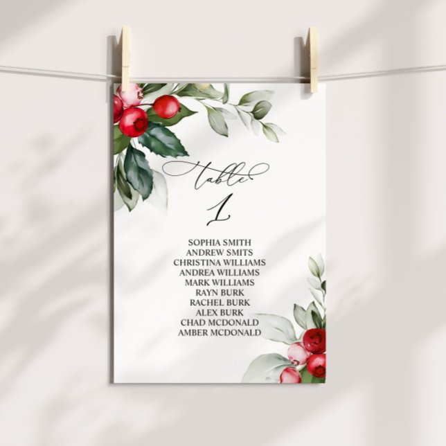 Invitación Tabla de distribución de navidades número 1 (Subido por el creador)