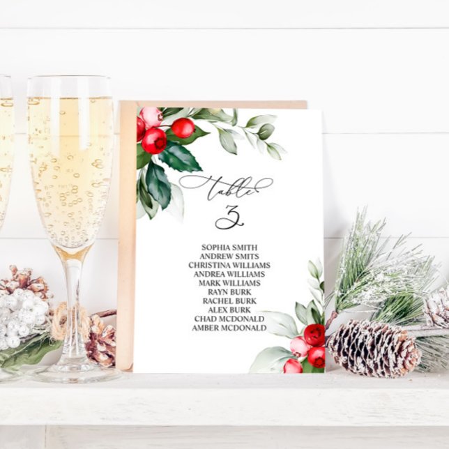 Invitación Tabla de distribución de navidades número 3 (Subido por el creador)