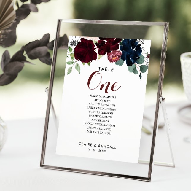 Invitación Tabla de flores de lujo Boho Número 1 (Subido por el creador)