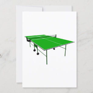 Invitación Tabla de ping-pong