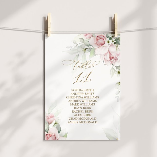 Invitación Tabla de Rubor y Eucalyptus Número de asiento 11 (Subido por el creador)