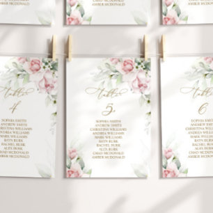 Invitación Tabla de Rubor y Eucalyptus Número de asiento 5