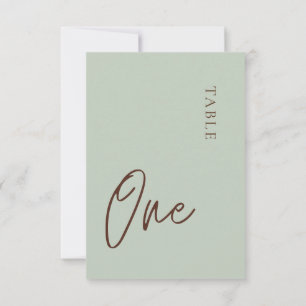 Invitación Tabla de sabios minimalistas Número de tabla 1