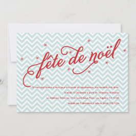 Invitación Tableau Soirée Fête de Noël Inviter