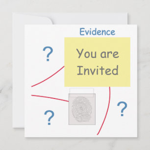 Invitación Tablero de Evidencias para Resolver Crímenes Miste