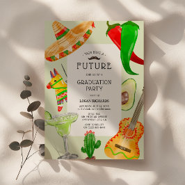 Invitación Taco acerca de la futura fiesta mexicana de gradua