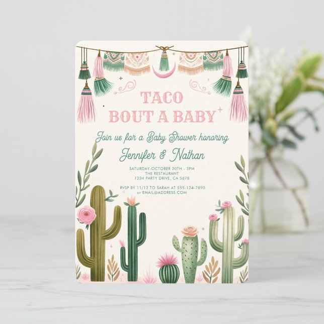 Invitación Taco acerca de un bebé Baby Shower (Subido por el creador)