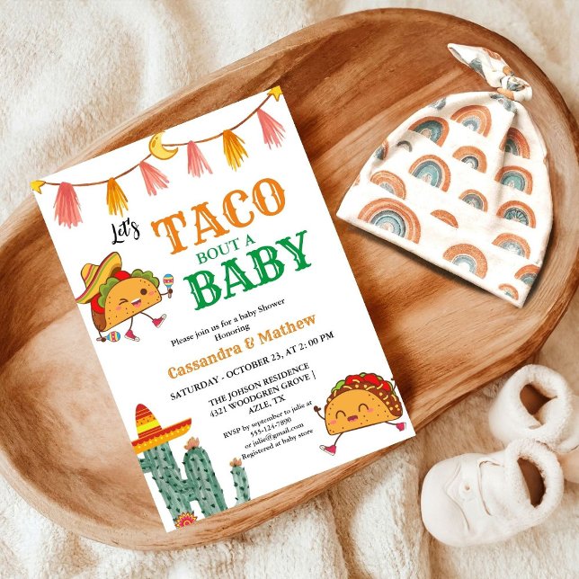 Invitación Taco acerca de un bebé Baby Shower mexicano (Subido por el creador)