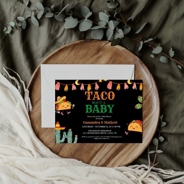 Invitación Taco acerca de un bebé Baby Shower mexicano (Subido por el creador)
