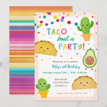 Taco acerca de un fiesta - fiesta de cumpleaños