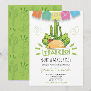 Invitación Taco 'Acerca de una graduación de Fiesta