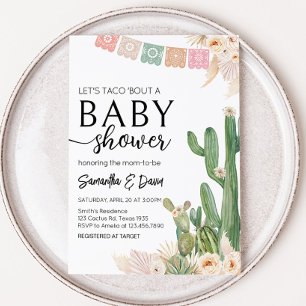 Invitación Taco Bout A Baby Baby Shower