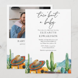 Invitación Taco Bout A Baby Fiesta Photo Baby Shower