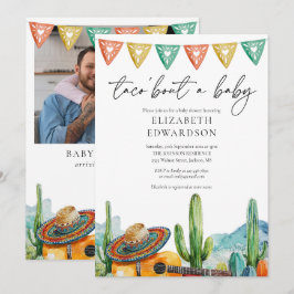 Invitación Taco Bout A Baby Fiesta Photo Baby Shower