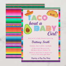 Taco Bout A Baby Girl Fiesta Stripe Baby Shower