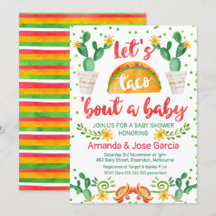 Invitación Taco Bout A Baby Invitation