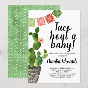 Invitación Taco Bout A Baby Invitation