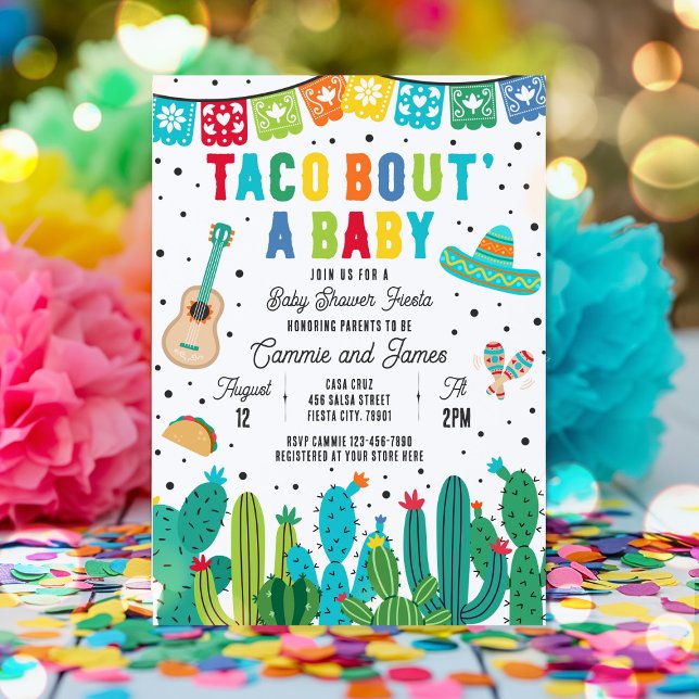 Invitación Taco Bout A Baby Mexican Fiesta Baby Shower (Subido por el creador)