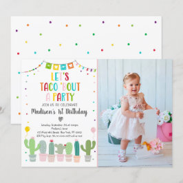 Invitación Taco Bout A Fiesta Cactus Fiesta Cumpleaños
