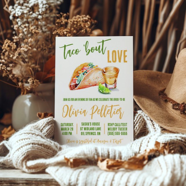 Invitación ¡Taco 'Bout Amor! Despedida de Soltera de Tacos y  (Subido por el creador)