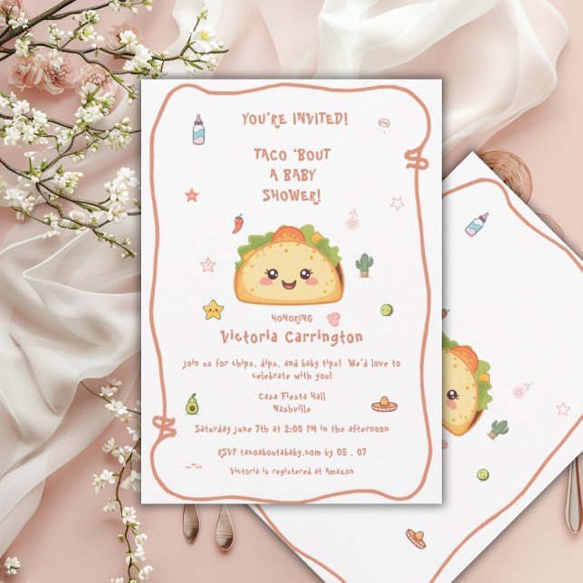 Invitación Taco ‘Bout Fiesta de Bebé (Subido por el creador)