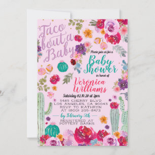 Invitación Taco Bout Love Baby Shower Invitation
