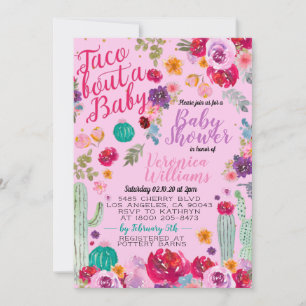 Invitación Taco Bout Love Baby Shower Invitation