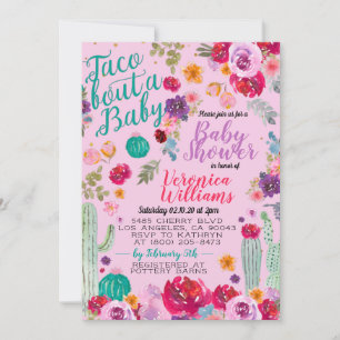 Invitación Taco Bout Love Baby Shower Invitation