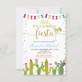 Invitación Taco 'Bout Love Couples Engagement Cactus Fiesta