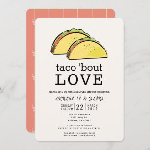 Invitación Taco Bout Love Couples Shower