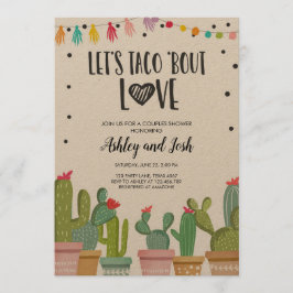 Invitación Taco Bout Love Fiesta Parejas Ducha Invitar Cactus