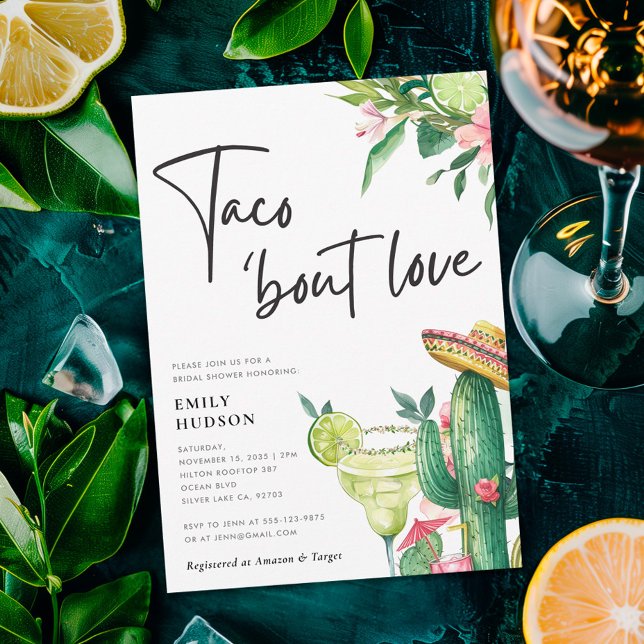 Invitación Taco Bout Love Mexican Bridal Shower (Subido por el creador)
