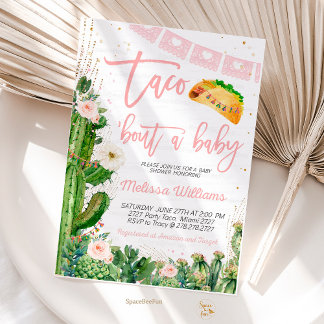 Invitación Taco Bout Un Baby Shower Invita A Chica