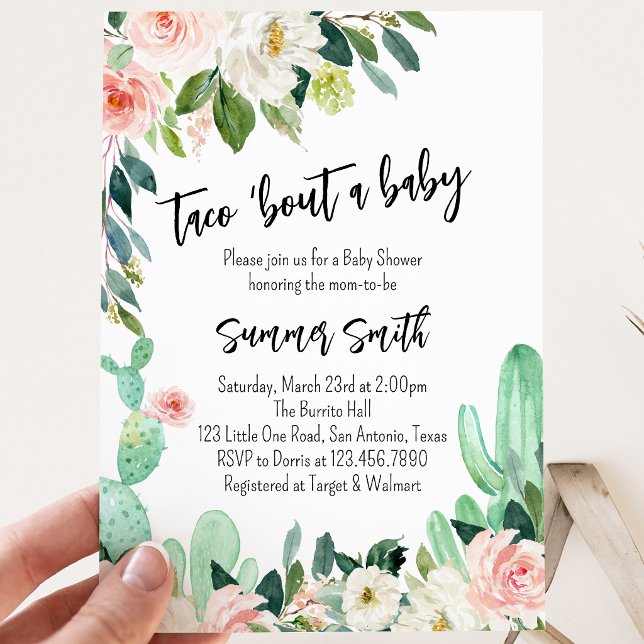 Invitación Taco Bout un Bebe Fiesta de Bebé (Subido por el creador)