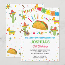 Taco 'Fuera un Fiesta Fiesta Cumpleaños 