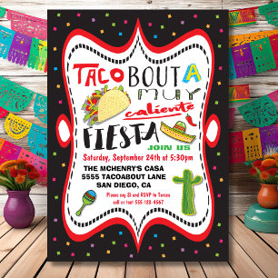 Invitación Taco Mexican Fiesta Party Invitation