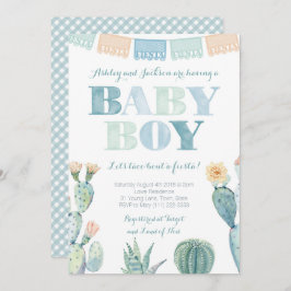 Invitación Taco mexicano sobre una Fiesta Baby Shower para un