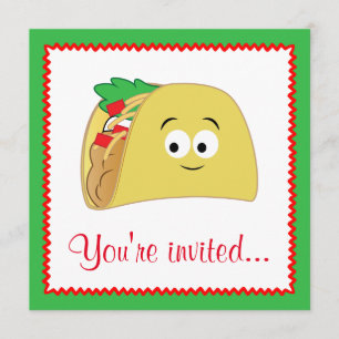 Invitación Taco Personalizado
